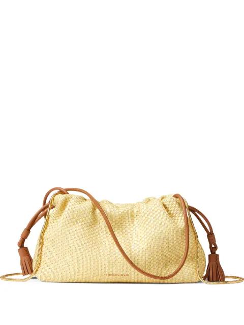 small raffia satchel bag by VERONICA BEARD
