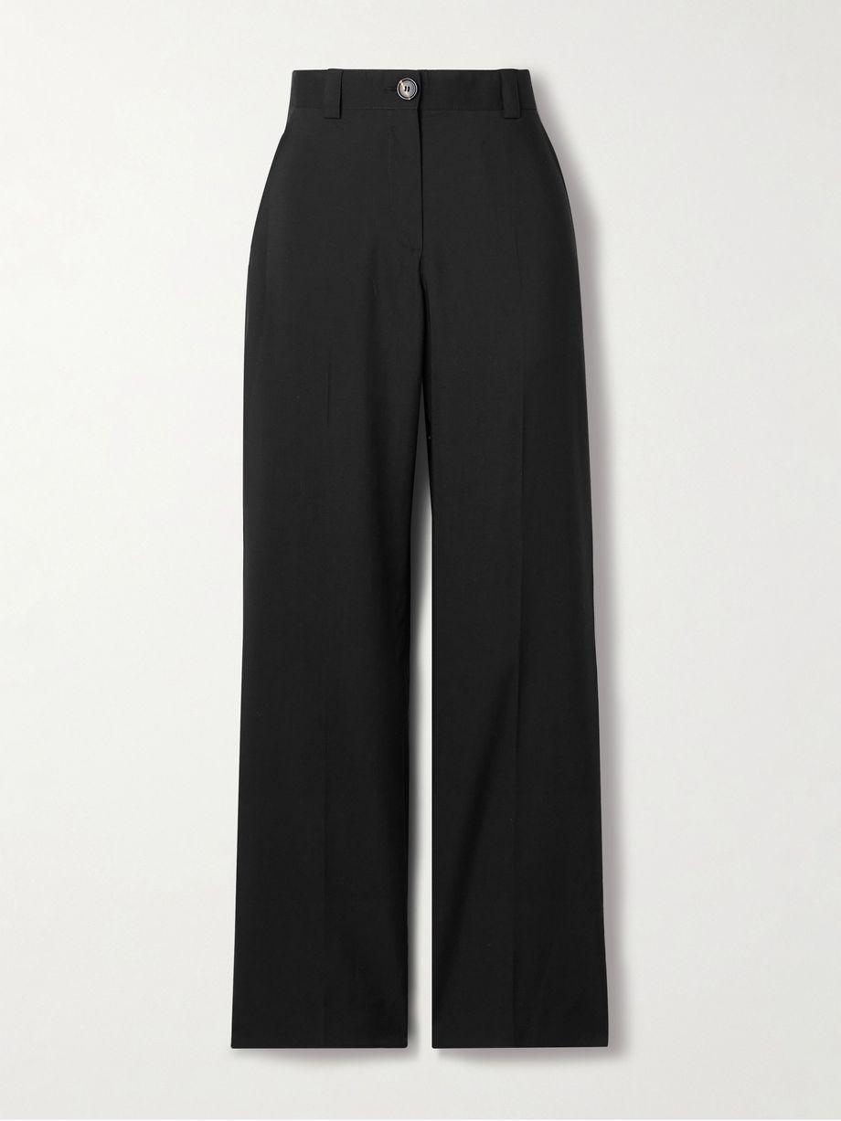 Avery grain de poudre wool wide-leg pants by VERONICA DE PIANTE Avery grain de poudre wool wide-leg pants by VERONICA DE PIANTE