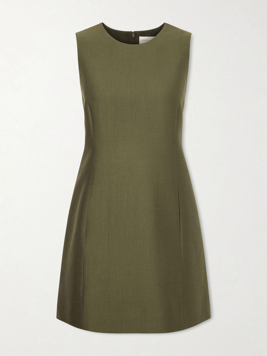 Melodie cotton and silk-blend mini dress by VERONICA DE PIANTE