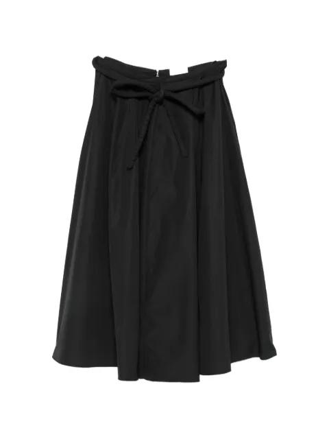 braided-tie flared skirt by VERONIQUE LEROY