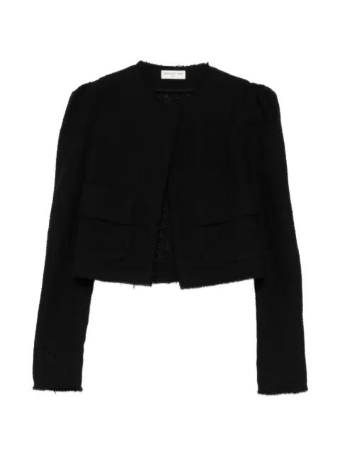 patch-pocket cropped jacket by VERONIQUE LEROY