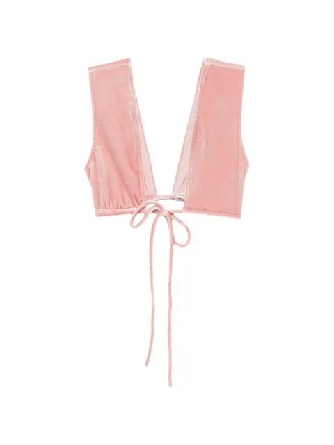 velvet bikini top by VERONIQUE LEROY