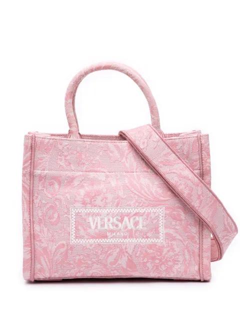2000-2025 Small Canvas Barocco Athena Tote satchel by VERSACE 