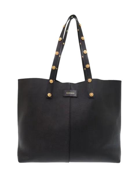 2000-2025 Studded Leather La Medusa tote bag by VERSACE 