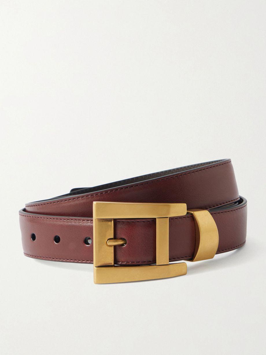 3cm Leather belt by VERSACE