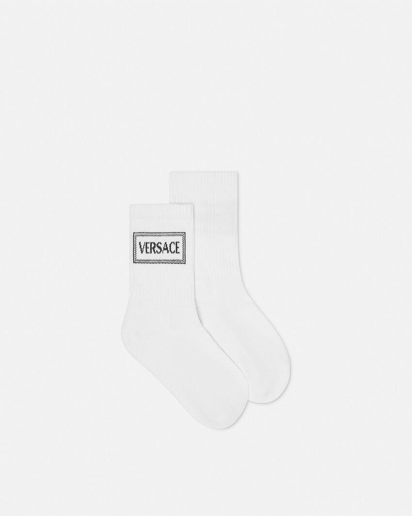 90s vintage logo kids socks by VERSACE