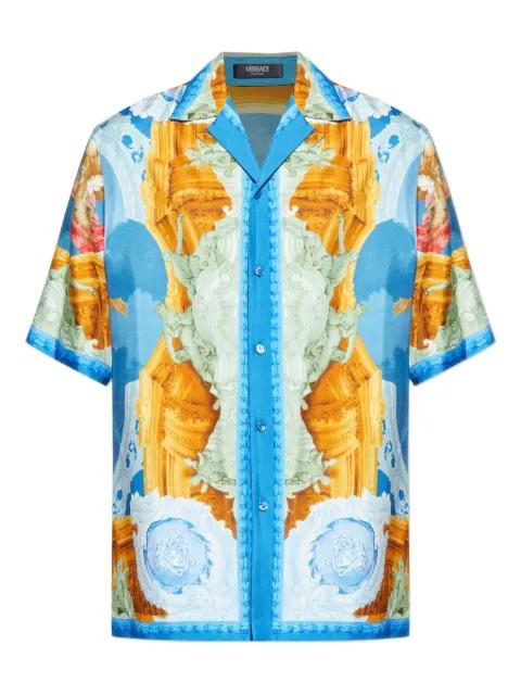 Affresco-print shirt by VERSACE