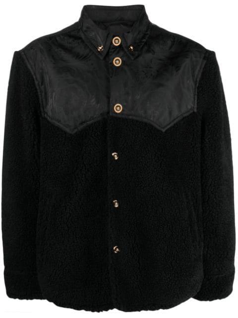Barocco Silhouette fleece jacket by VERSACE