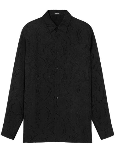 Barocco devoré shirt by VERSACE