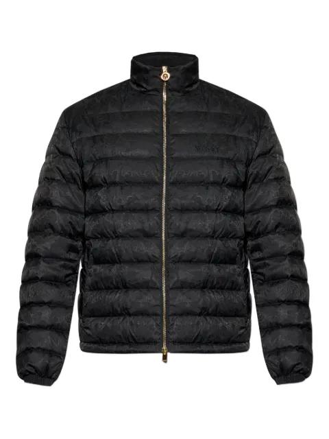 Barocco-jacquard down jacket by VERSACE