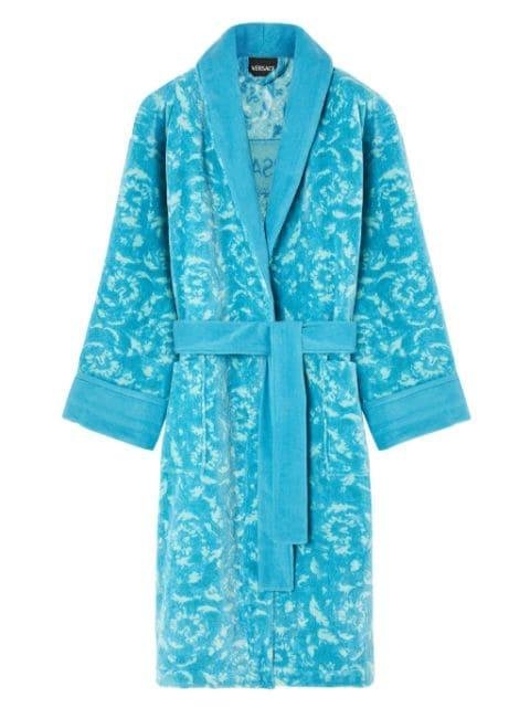 Barocco jacquard robe by VERSACE