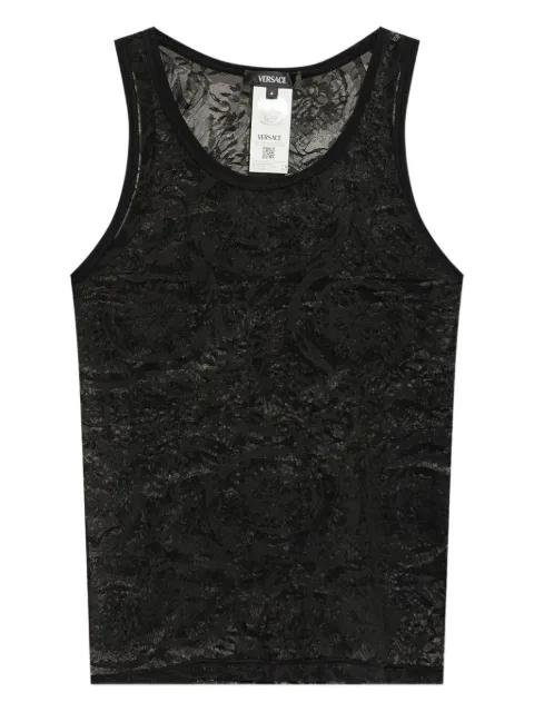 Barocco-lace vest by VERSACE