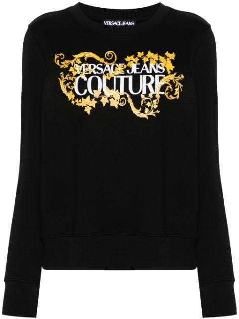 Barocco logo-print sweatshirt by VERSACE