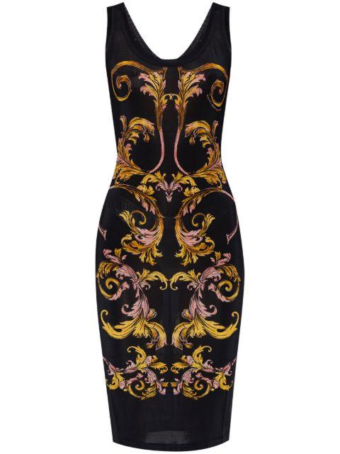 Barocco midi dress by VERSACE