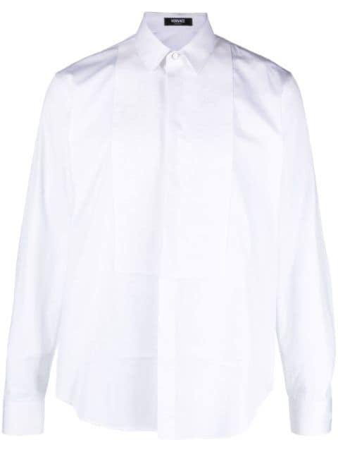 Barocco-motif poplin shirt by VERSACE