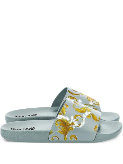 Barocco-pattern slides by VERSACE