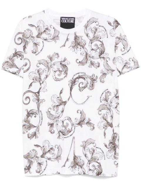 Barocco-print T-shirt by VERSACE