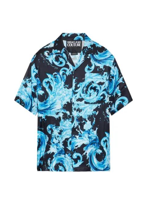 Barocco print pocket shirt by VERSACE