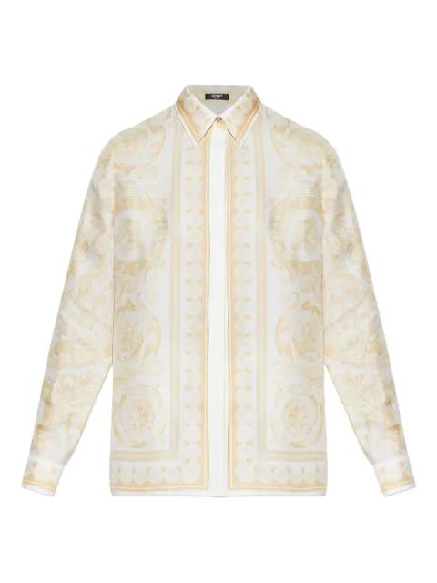 Barocco-print shirt by VERSACE