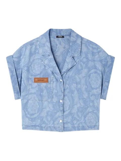 Barocco-print shirt by VERSACE