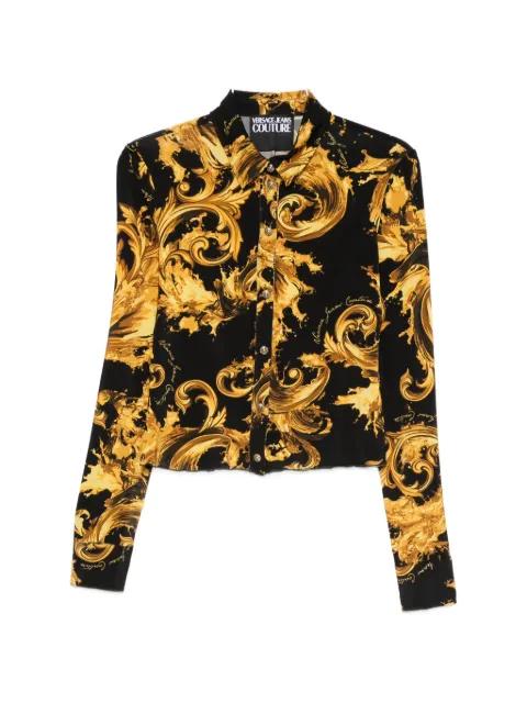 Barocco-print shirt by VERSACE