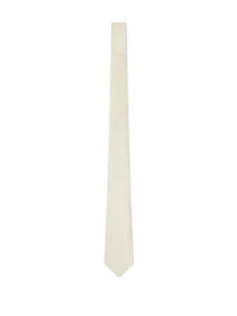 Barocco-print silk tie by VERSACE