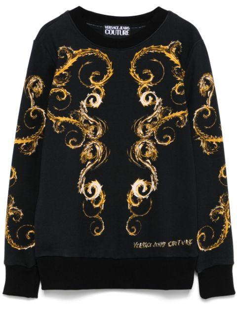 Barocco-print sweatshirt by VERSACE