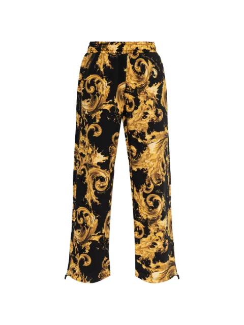 Barocco-print track pants by VERSACE