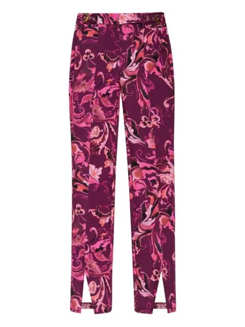 Barocco-print trousers by VERSACE