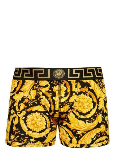 Barocco stretch-cotton boxers by VERSACE