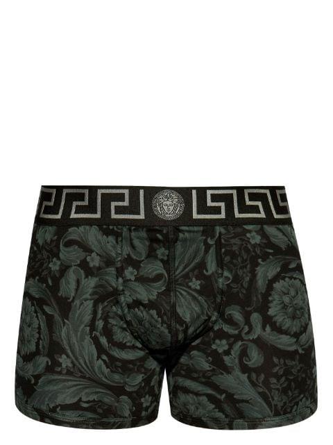 Barocco stretch-cotton boxers by VERSACE