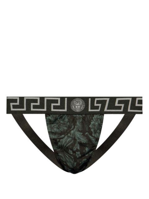 Barocco stretch-cotton jockstrap by VERSACE