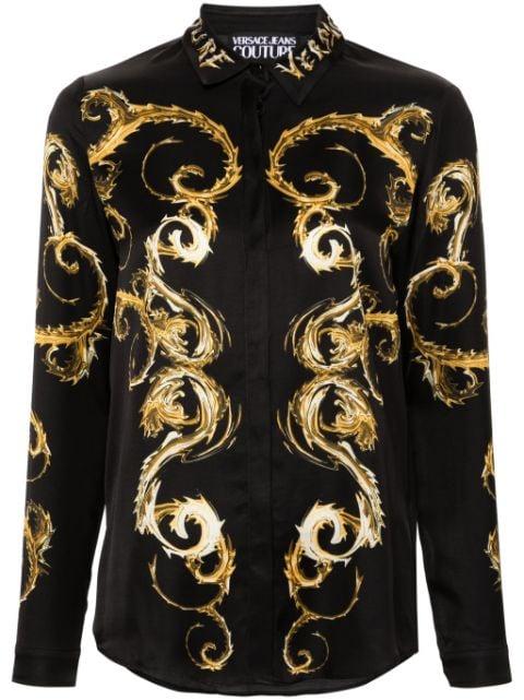 Baroccoflage-print shirt by VERSACE