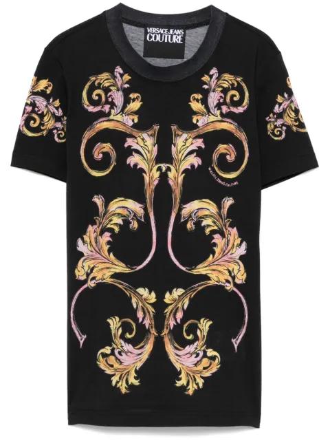 Barroco-print T-shirt by VERSACE