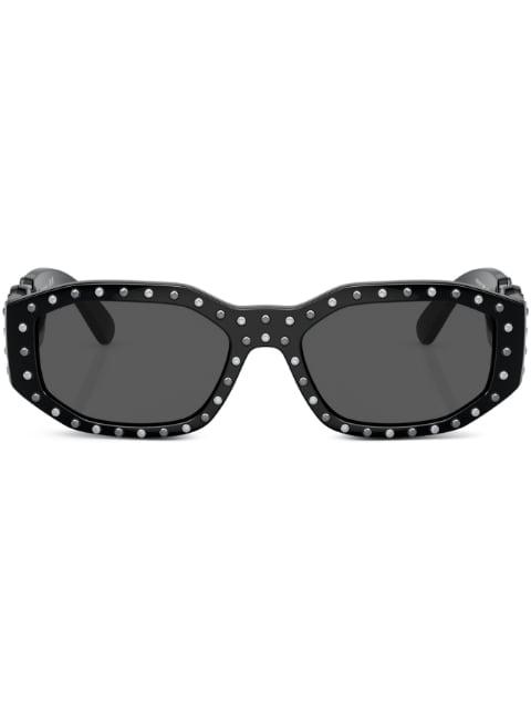 Biggie stud-embellished sunglasses by VERSACE