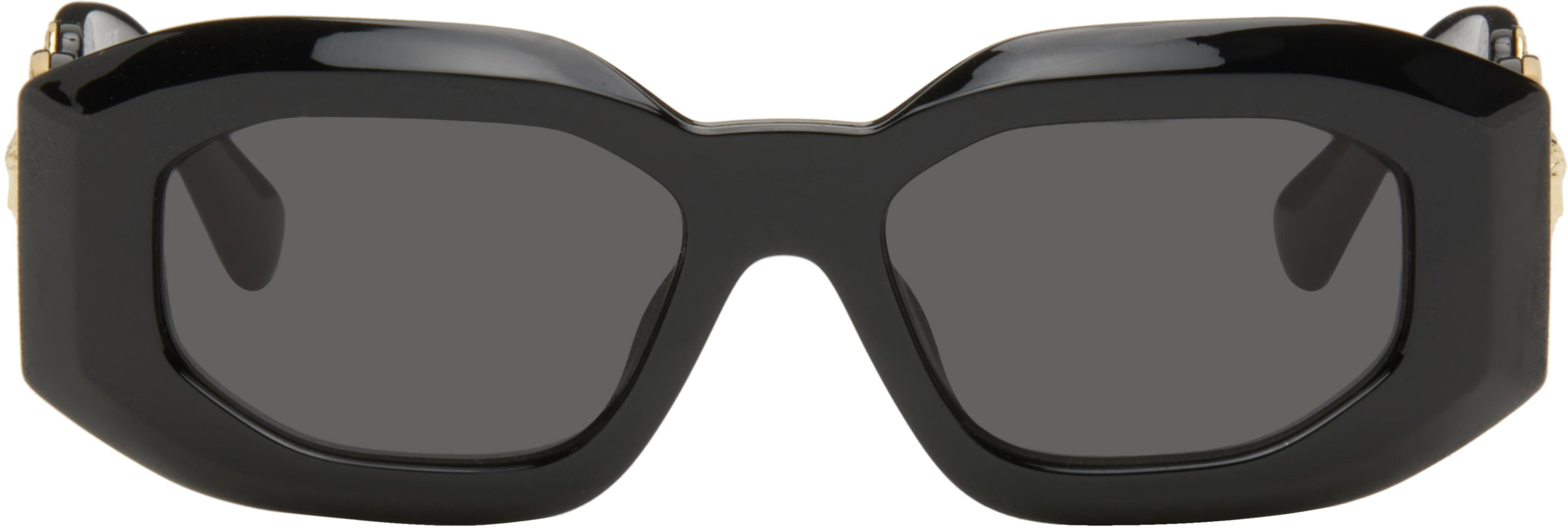 Black Maxi Medusa Biggie Sunglasses by VERSACE