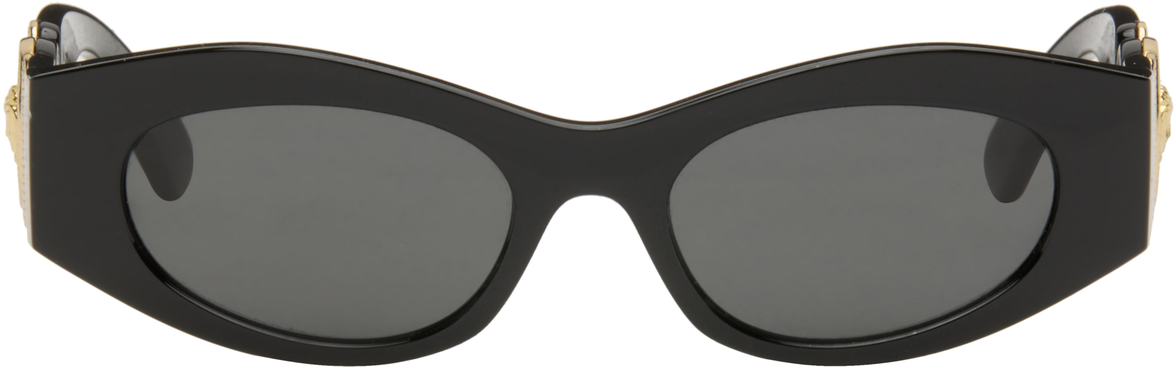Black Medusa Biggie Butterfly Sunglasses by VERSACE