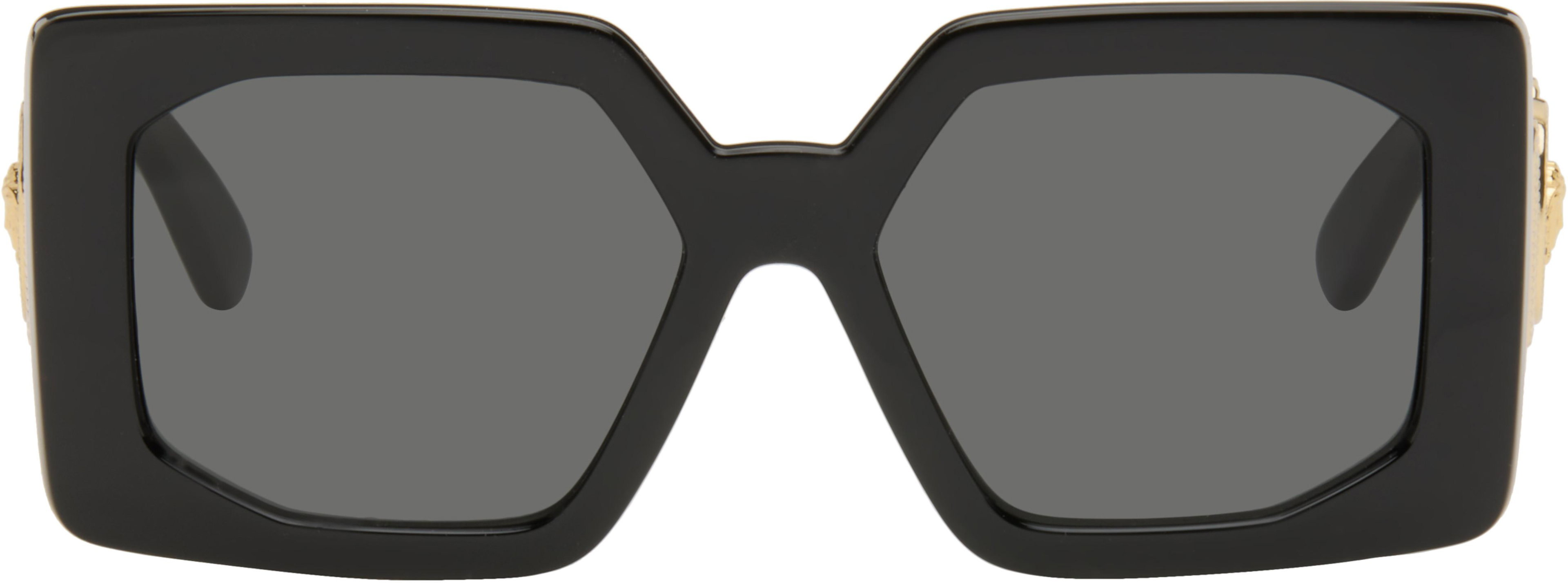 Black Medusa Biggie Maxi Sunglasses by VERSACE