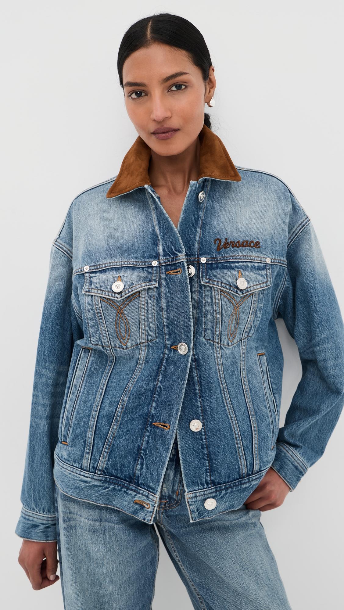 Blouson Denim Jacket by VERSACE