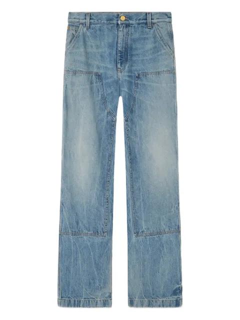 Carpenter utility-pocket jeans by VERSACE
