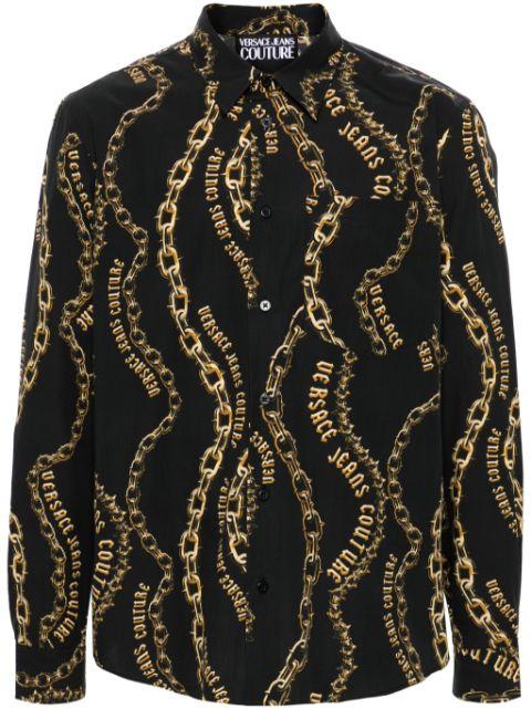 Chain Couture cotton shirt by VERSACE