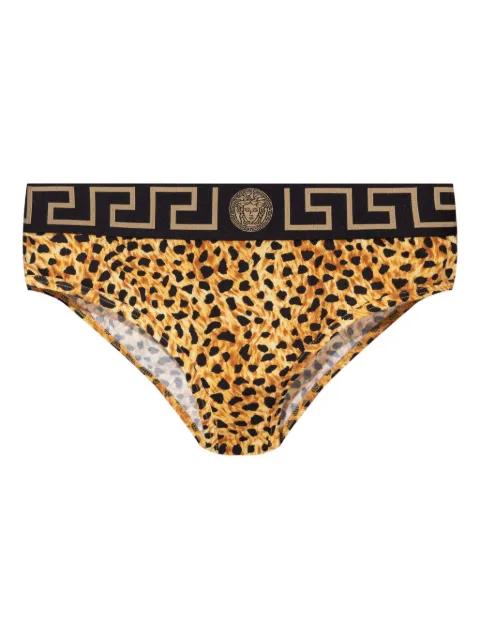 Cheetah-print briefs by VERSACE
