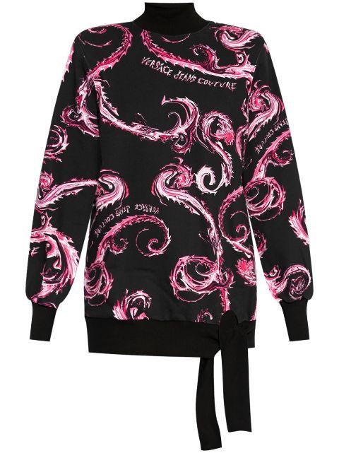 Chromo Couture-print dress by VERSACE