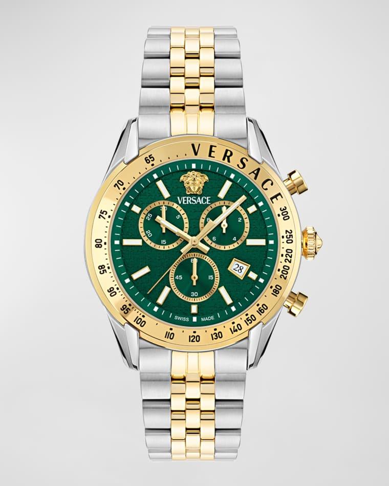 Chrono Master Two-Tone Bracelet Watch, 44mm by VERSACE