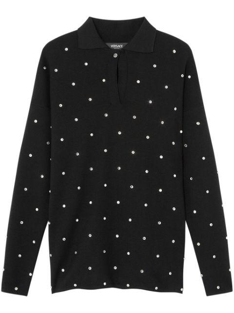 Cielo Stellato polo sweater by VERSACE