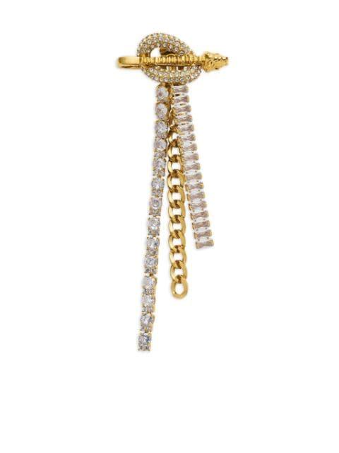 Clash drop single earring by VERSACE