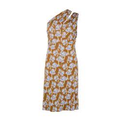 Cocktail stretch crepe jersey midi dress by VERSACE