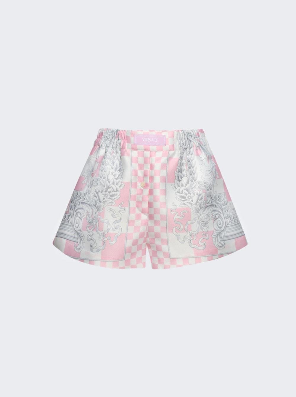 Contrasto Duchesse Boxer Shorts Pastel Pink  | The Webster by VERSACE