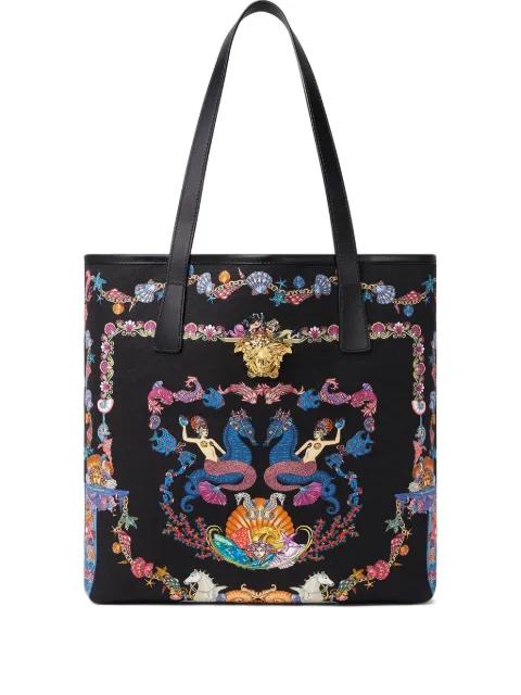 Coral Theatre La Medusa canvas tote bag by VERSACE Coral Theatre La Medusa canvas tote bag by VERSACE