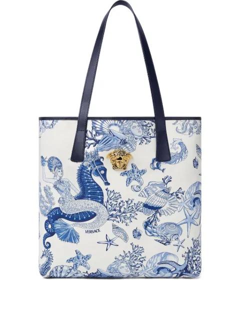 Coral Theatre La Medusa canvas tote bag by VERSACE Coral Theatre La Medusa canvas tote bag by VERSACE